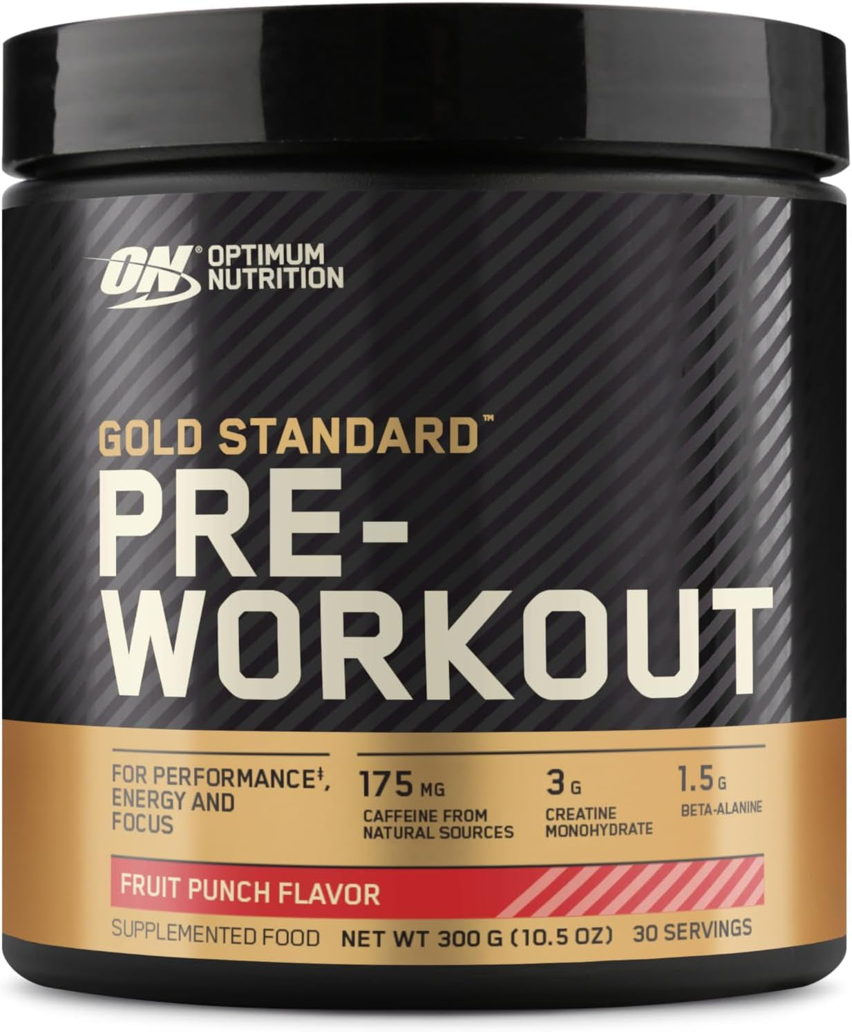 Gold Standard Pre Workout, Fruit Punch, 300G, 30 Servings
