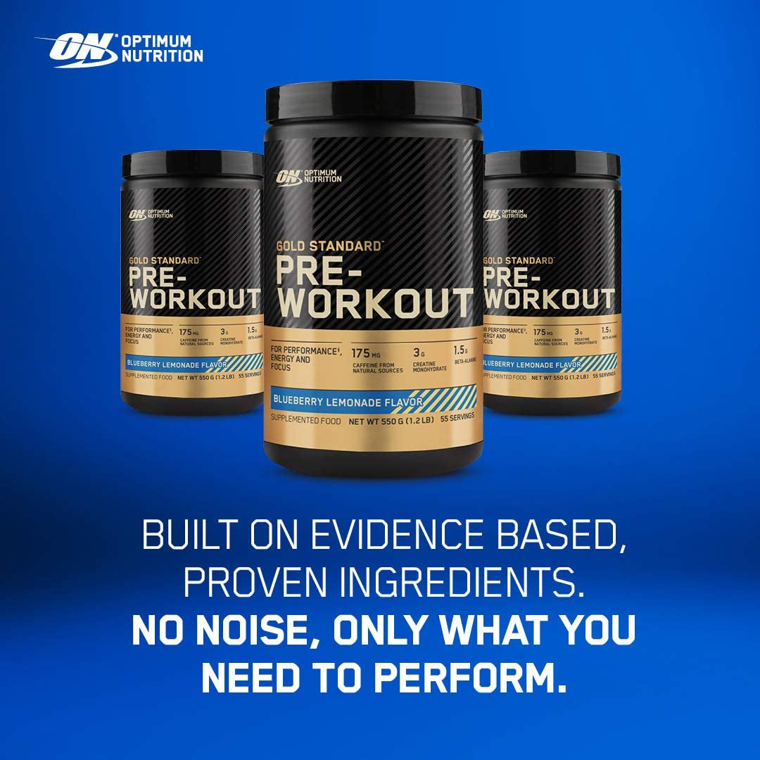 Gold Standard Pre Workout, Blueberry Lemonade, 300G, 30 Servings