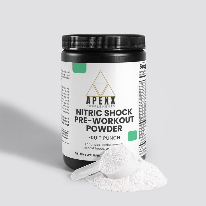 Apexx Nitric Shock Pre-Workout Powder (Fruit Punch)