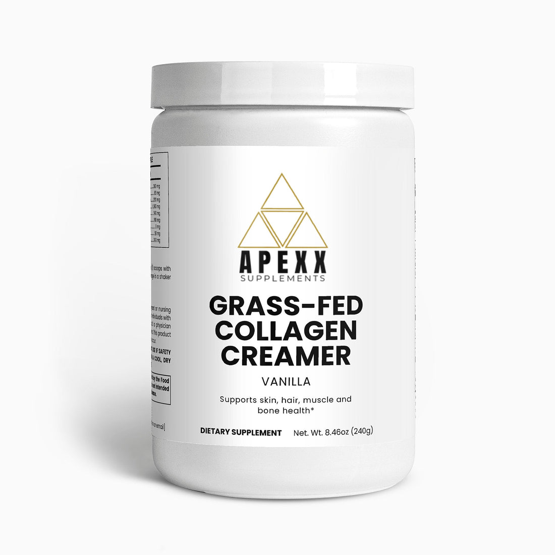 Apexx Grass-Fed Collagen Creamer (Vanilla)