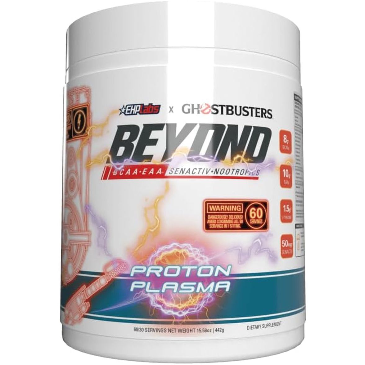 Beyond BCAA + EAA by Ehplabs - 10G of Essential Amino Acids, Assists with Muscle Endurance, Recovery & Fatigue (Peach Candy Rings)