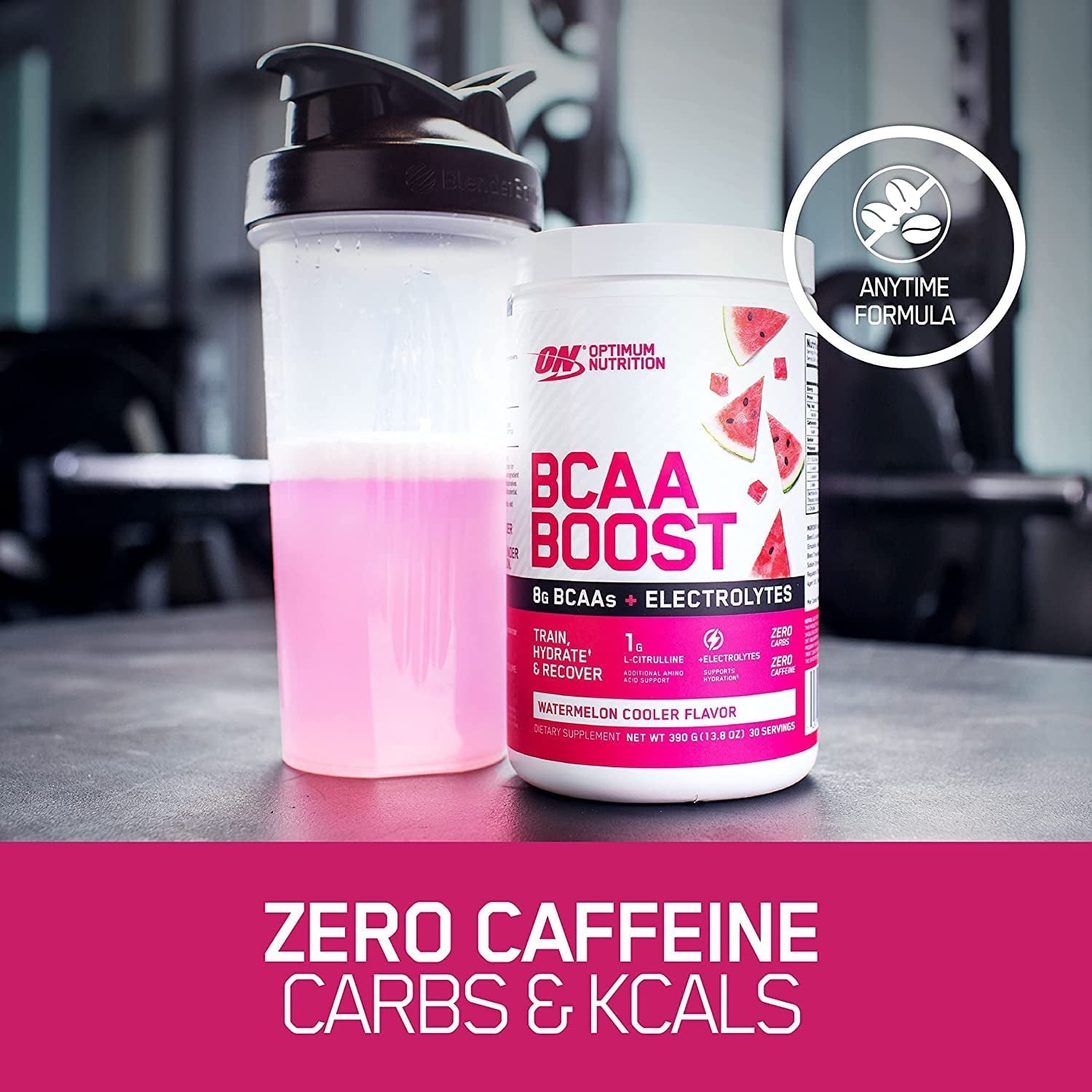 BCAA BOOST 8G BCAA + Electrolytes Powder, Mango Peach Flavor, 390G, 30 Servings