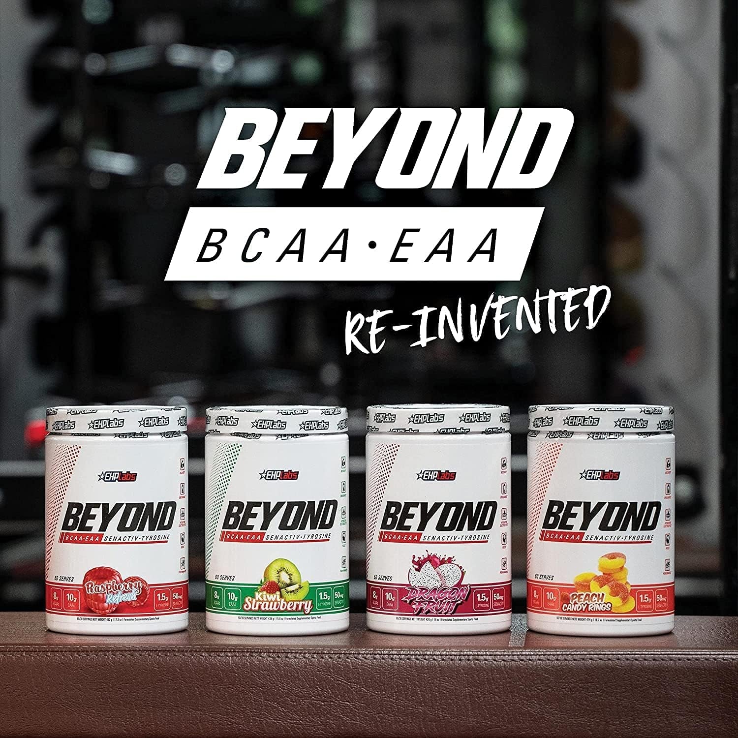 Beyond BCAA + EAA by Ehplabs - 10G of Essential Amino Acids, Assists with Muscle Endurance, Recovery & Fatigue (Peach Candy Rings)